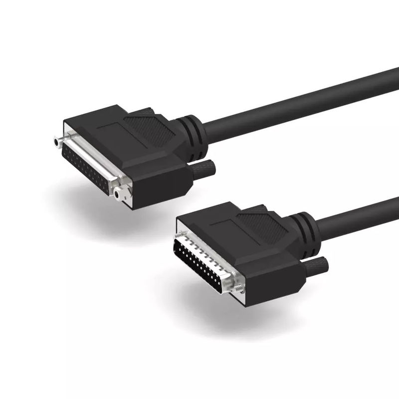 Cavi di comunicazione DB25 a doppia schermatura Cavo seriale RS232 da 25 pin a pin D-SUB
