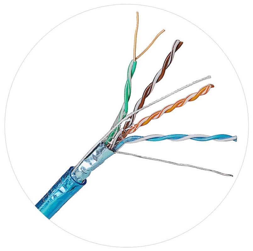 Cat5e 305m Rete Patch Cord Cavo Giacca in PVC Giacca LSZH