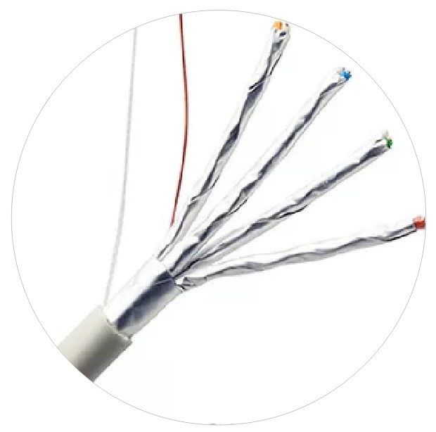 Cavi patch di rete 23awg Cavo Lan Cat6 con rivestimento LSZH 4MHz