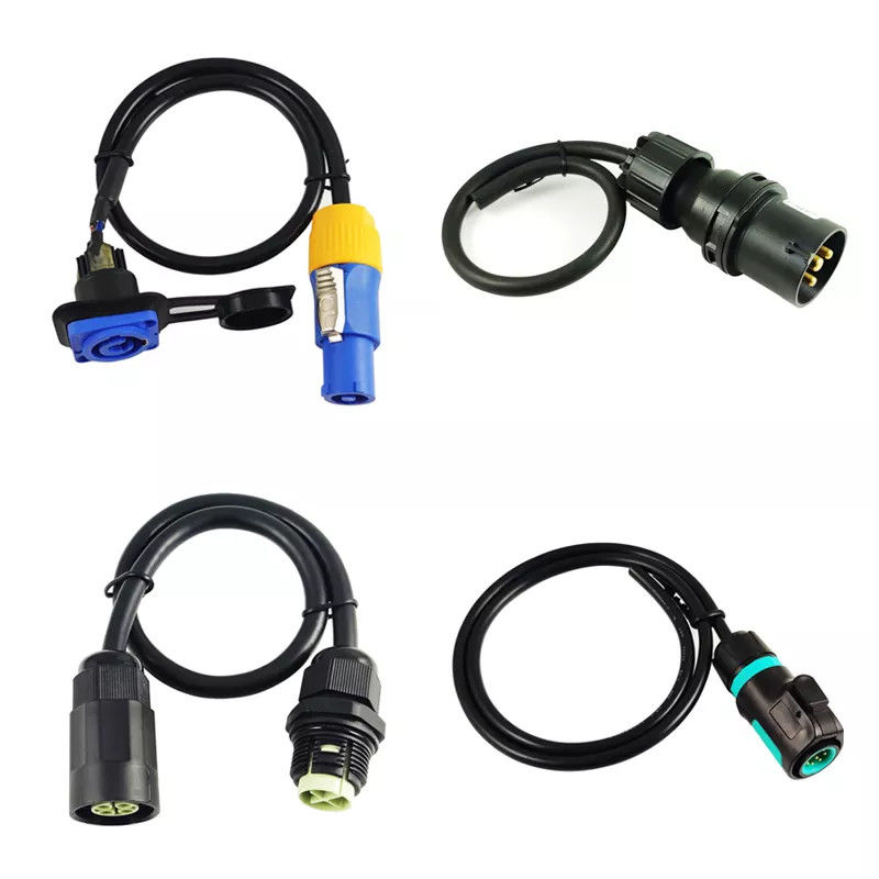 M12 M16 IP67 Cavo connettore impermeabile per cablaggio robot a 3 pin per LED