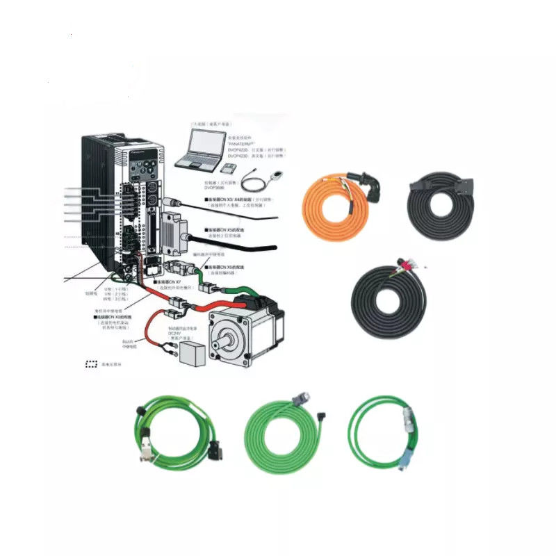 0.5mm 1.0mm 1.25mm Cavo del servomotore del connettore del passo dei cavi della catena portacavi FFC