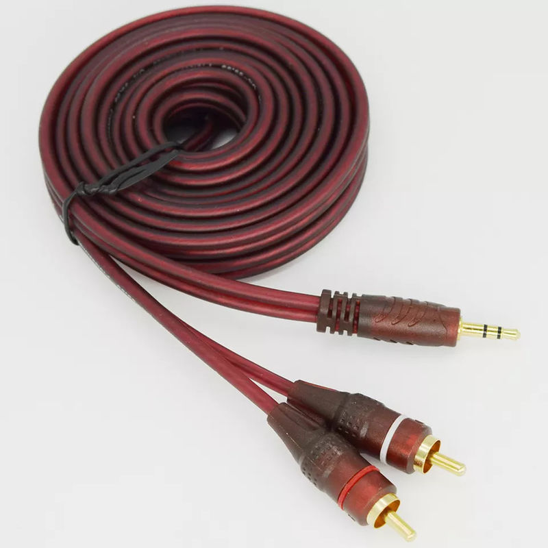 Cavi audio video per lettore DVD Cavo audio stereo maschio da 3,5 mm a 2 RCA maschio