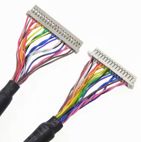 DF13-30DS-1.25C a DF14-20S-1.25C Assemblaggio del cavo Lvds personalizzato per il pannello Lcd 20pin 30pin 40pin 50pin 60pin