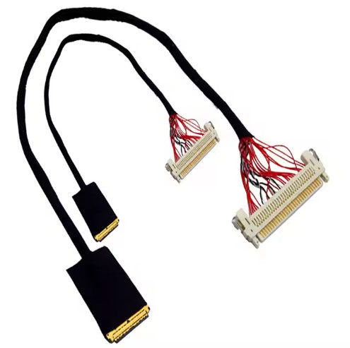 HRS DF13-30DS-1.25C a DF14-20S-1.25C 20 pin 30 pin 40 pin 50 pin 60 pin Custom Lvds Cable Assembly per pannello LCD