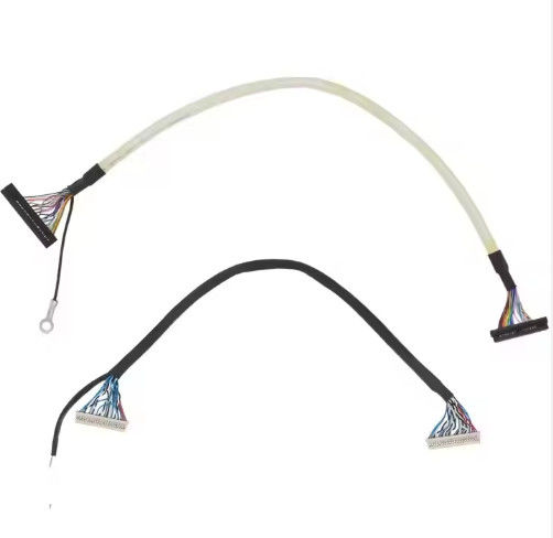 Cable Micro Coaxial Lvds 20 30 40 Pin Custom Lcd Screen Micro Coaxial Lvds Ipex Display Cable per il pannello Lcd