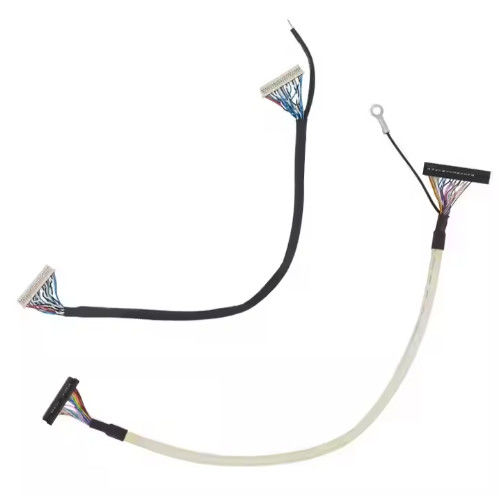 Cable Micro Coaxial Lvds 20 30 40 Pin Custom Lcd Screen Micro Coaxial Lvds Ipex Display Cable per il pannello Lcd