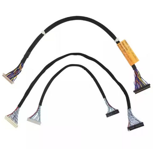 Cable Micro Coaxial Lvds 20 30 40 Pin Custom Lcd Screen Micro Coaxial Lvds Ipex Display Cable per il pannello Lcd