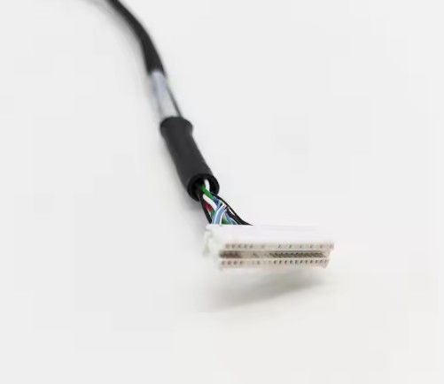 Applicazione elettronica Black Custom LVDs Wire Harness LCD Cable Assembly for Display Panel
