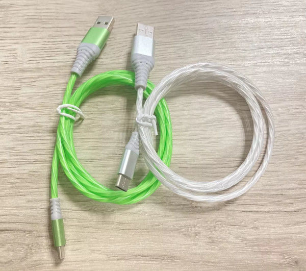 Prezzo di fabbrica vendita calda 3 in 1 cavo USB per illuminare di notte e trasferimento di data cavo luminoso