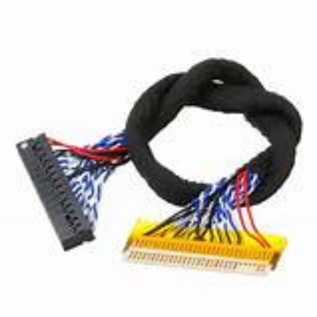 Cable di visualizzazione a bassa tensione nero altamente isolato con indice di infiammabilità UL VW-1 e resistenza all'isolamento ≥ 1000MΩ