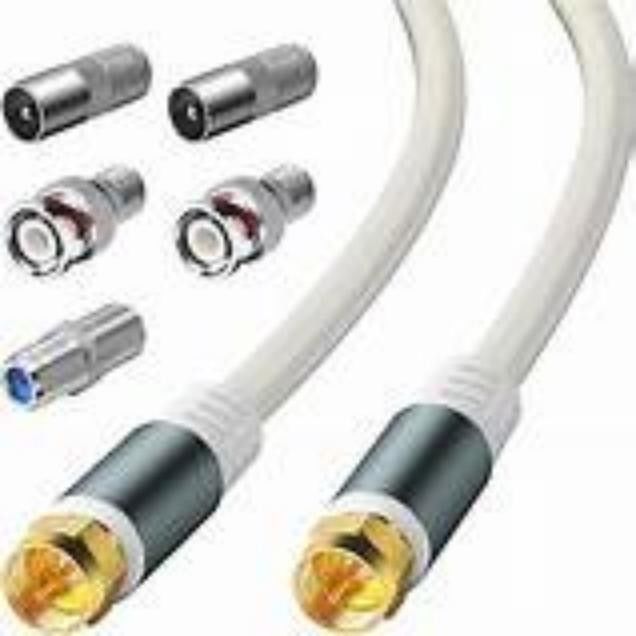 Cavo coaxiale ad alta tensione di 100 metri per la gamma di frequenze 0-3 GHz con giacca in PVC e impedenza inferiore a 30 Ohm