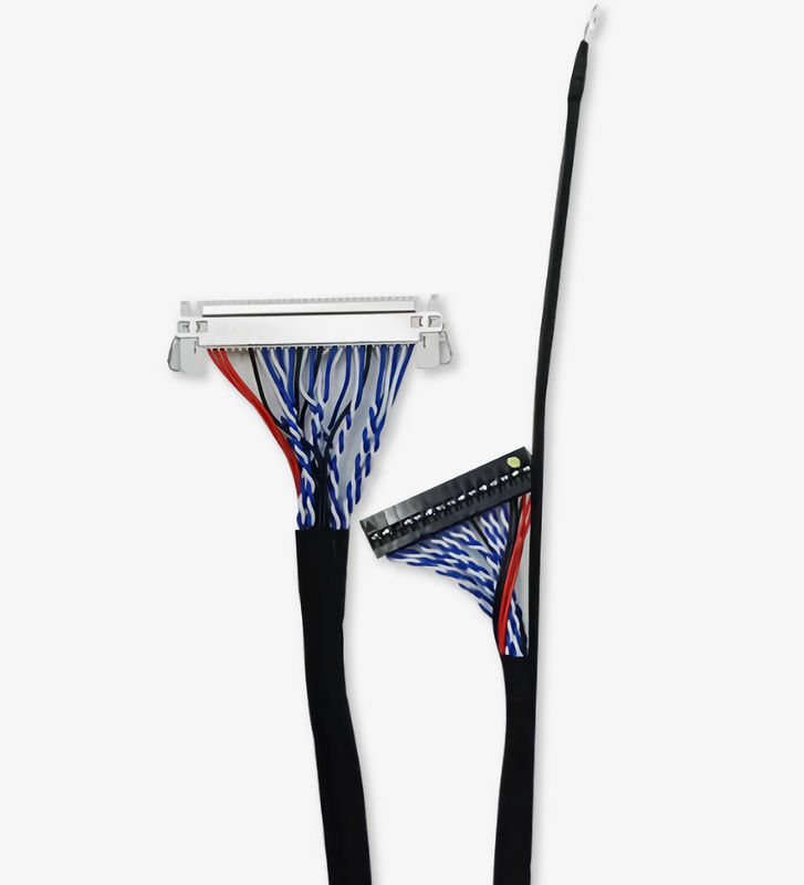 Trasmissione accurata del segnale garantita Cable LVDS UL certificato con lunghezza del cavo 1-5m e giacca in PVC resistente al fuoco