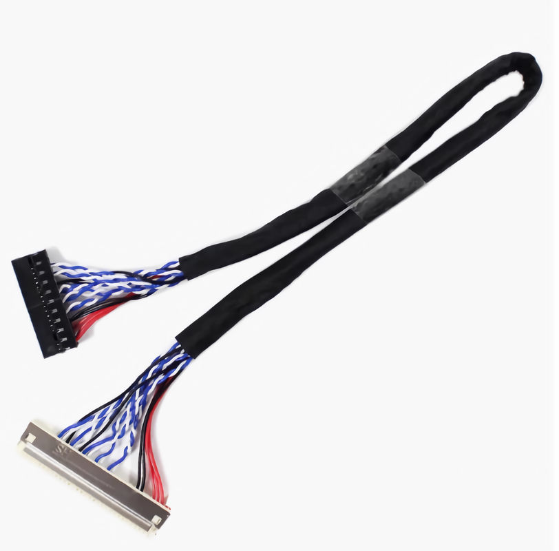 Trasmissione accurata del segnale garantita Cable LVDS UL certificato con lunghezza del cavo 1-5m e giacca in PVC resistente al fuoco