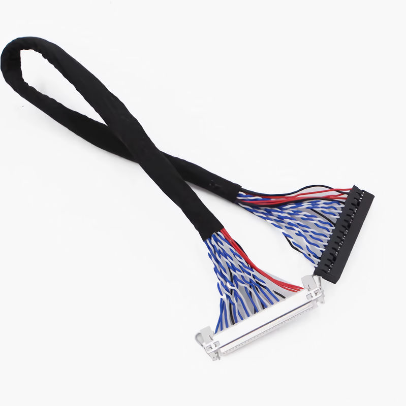 Trasmissione accurata del segnale garantita Cable LVDS UL certificato con lunghezza del cavo 1-5m e giacca in PVC resistente al fuoco