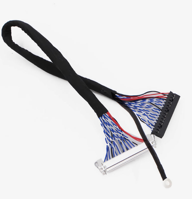 Trasmissione accurata del segnale garantita Cable LVDS UL certificato con lunghezza del cavo 1-5m e giacca in PVC resistente al fuoco