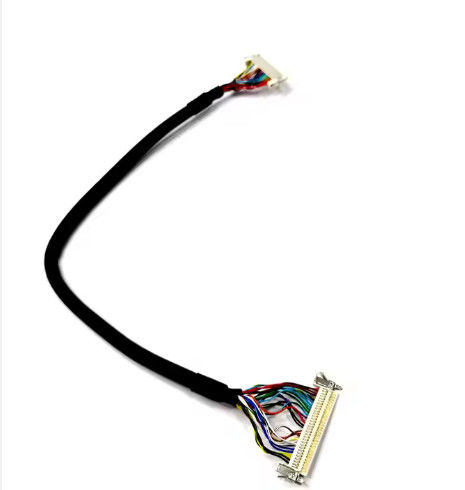 Arnesi di filo elettrico ignifugo 2pin-16pin UL 1007 22awg Nero