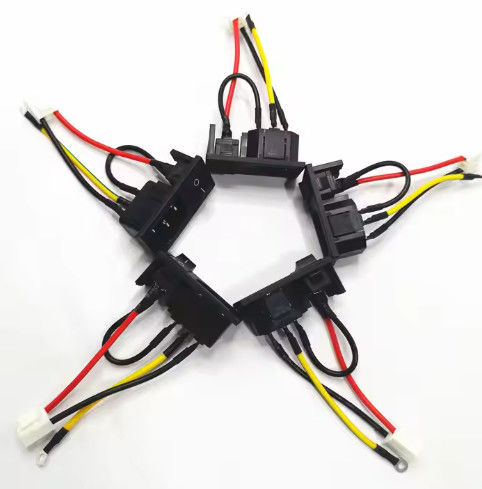Arnesi di filo elettrico ignifugo 2pin-16pin UL 1007 22awg Nero