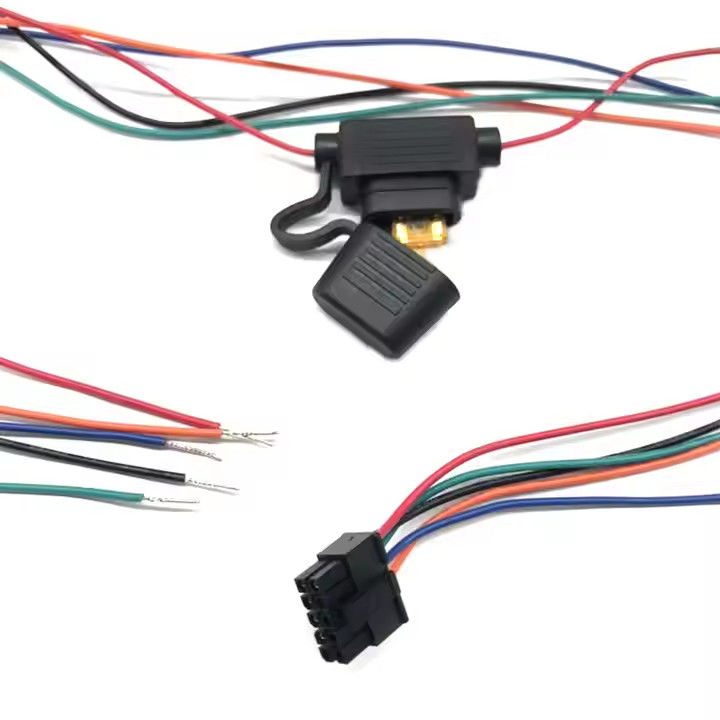 Veicoli durevoli Armatura di cablaggio per auto personalizzata con tipo di cavo UL 1007 22awg e colori del filo 20awg