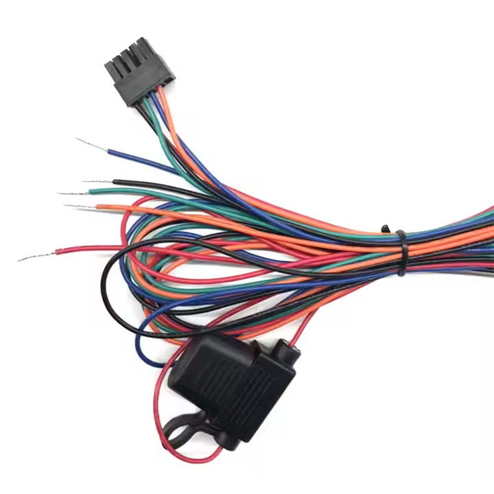 Veicoli durevoli Armatura di cablaggio per auto personalizzata con tipo di cavo UL 1007 22awg e colori del filo 20awg
