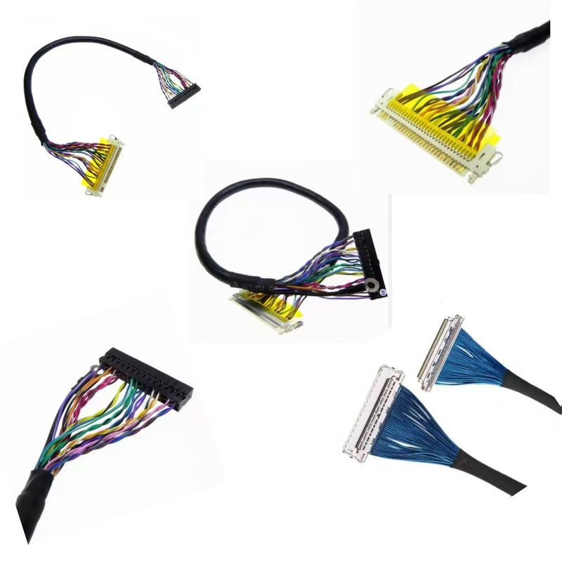 Lvds Harness 30 Pin Connector Cable Flexible Cable Assembly Assemblaggio di cavi Fabbricazione