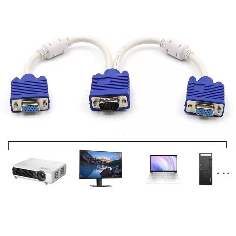 Assemblaggio cavo dati VGA personalizzato per computer host a monitor e proiettore Collegamento affidabile dai produttori di cablaggi