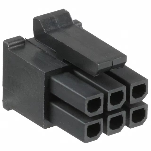Alloggiamento connettore Micro-Fit 3.0 Molex 43045-1200 con doppia fila, 4 circuiti, 4 pin e passo da 3 mm
