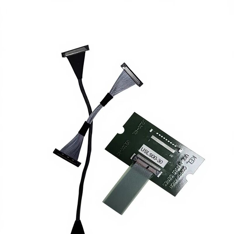 Cavo LVDS Micro Coassiale a 30 pin USLS20-30-010-B per Trasmissione ad Alta Velocità con Assemblaggio Personalizzato a Passo 0.4mm