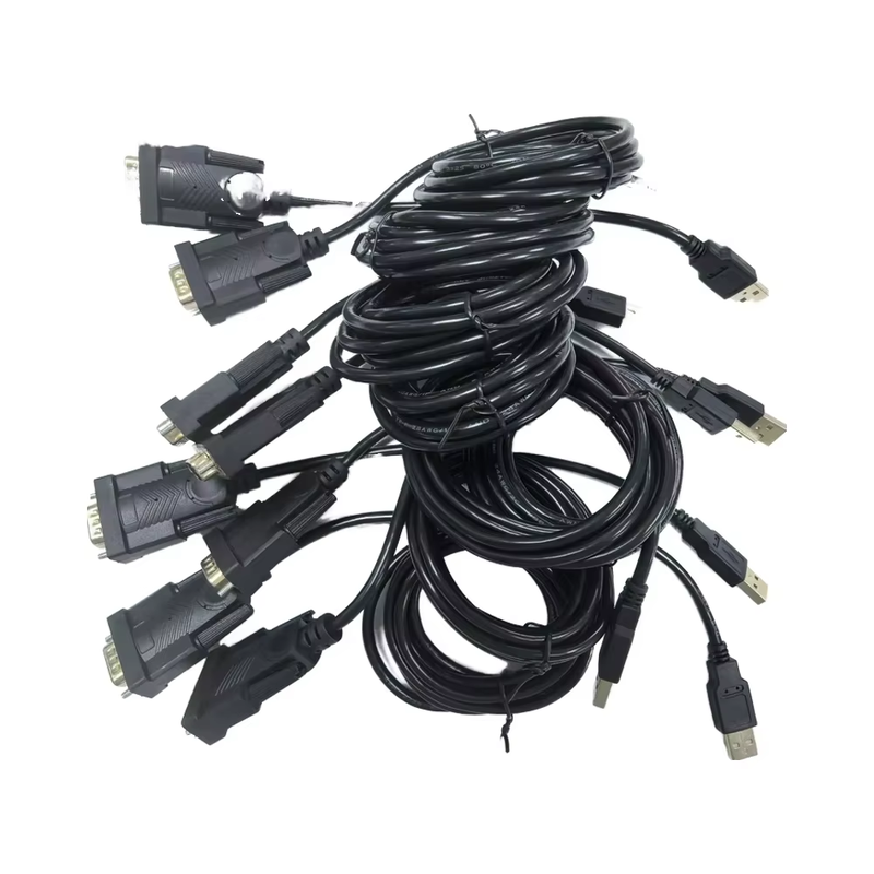 Cable personalizzato da USB a DB9 RS232 con prolific PL230/FT231X/FX232RI Chip Isolamento in PVC.