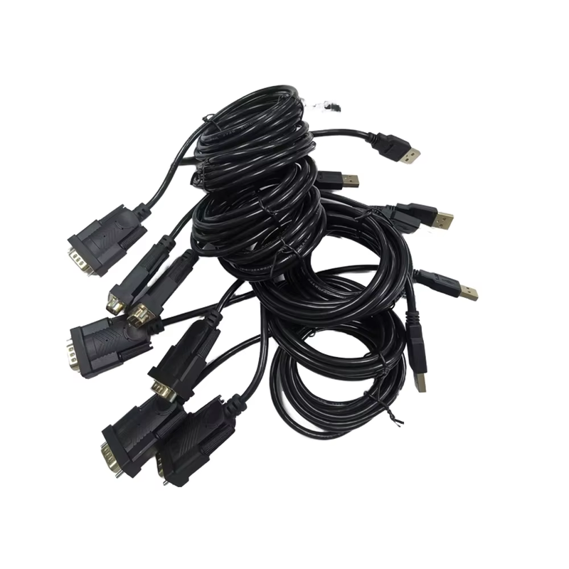 Cable personalizzato da USB a DB9 RS232 con prolific PL230/FT231X/FX232RI Chip Isolamento in PVC.