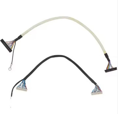 Cable Micro Coaxial Lvds 20 30 40 Pin Custom Lcd Screen Micro Coaxial Lvds Ipex Display Cable per il pannello Lcd