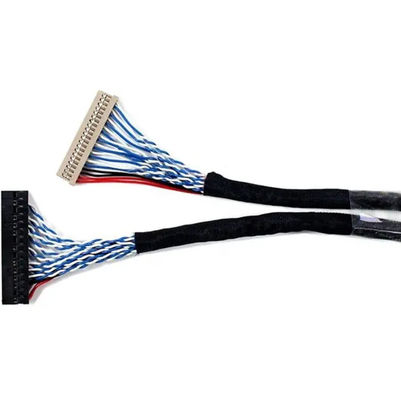 1.25mm 2.0mm Passo 20 30 40 Connettore Pin LVDS Cavo schermato Display LCD Assemblaggio cavi