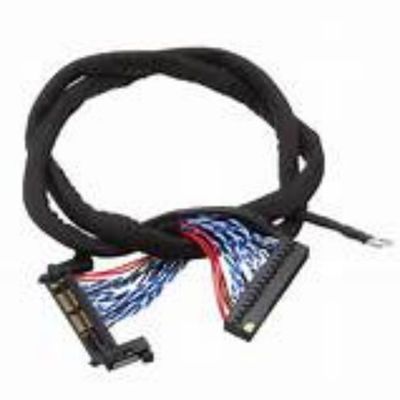 Cavo LVDS nero con resistenza dielettrica ≥ 1000 V/min e materiale conduttore di rame