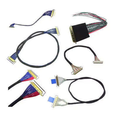 Grado di protezione IP68 Armature di filo personalizzate Assemblaggi di cavi LVDS di produttori leader