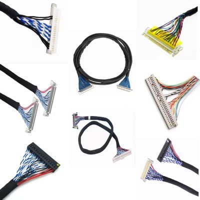 Custom Cable Design For Compact LVDS Systems, Featuring Flexible Routing And EMI Resistance For Industrial Use (Cablo personalizzato per sistemi LVDS compatti, con routing flessibile e resistenza EMI per usi industriali)