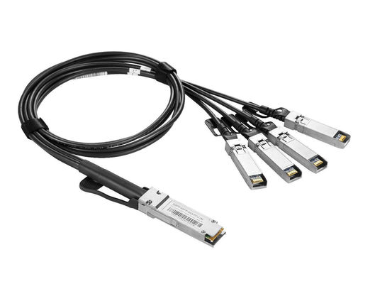 Assemblaggio cavo Dac 1m 30awg Direct Attached Cable QSFP-40G SFP 10g-1m Passivo 40g Qsfp+ A 4*Sfp+ 4x10gsfp+ Breakout Twinax