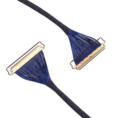 Cablaggi coassiali Lvds ultra-fini per display a LED con bloccaggio argentato, produttori di cablaggi affidabili
