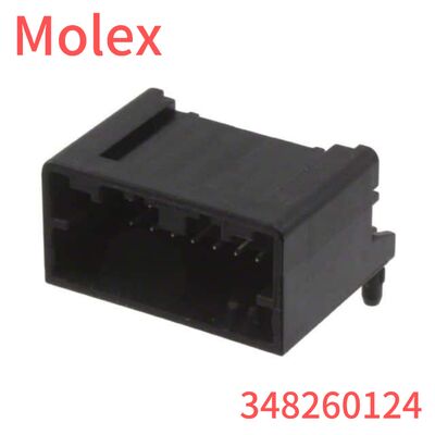 Molex 348260124 serie di connettore di montaggio a superficie ad angolo retto per uso industriale