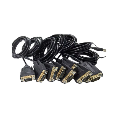Cavo personalizzato Full Copper DB9 DB15 DB25 Cavo 2x15 Pins Cavo di connessione seriale e parallela da maschio a maschio per il trasferimento di dati