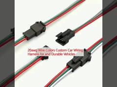 20awg Wire Colors Custom Car Wiring Harness per veicoli durevoli