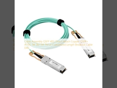 Assemblaggio del cavo QSFP 40G Collegamento diretto di rame QSFP+ 4*10G 1M 3M 5M 7M o DAC del cavo di rottura di lunghezza personalizzata