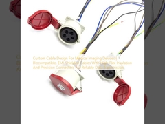 Progettazione di cavi personalizzati per dispositivi di imaging medicale | Cavi biocompatibili, schermati EMI con isolamento ad alta flessibilità e connettori di precisione per una trasmissione dati affidabile